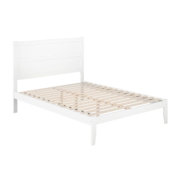 AFI NoHo Wood Twin Platform Bed in White
