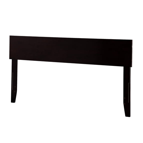 AFI Orlando Headboard with USB Charging Station Espresso Queen