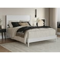 thumbnail image 1 of AFI Pasadena Queen Solid Wood Low Profile Platform Bed, White, 1 of 12