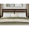thumbnail image 1 of AFI Savannah King Solid Wood Headboard with Attachable Charger, Walnut, 1 of 8
