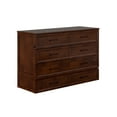 thumbnail image 1 of AFI Sedona Queen Murphy Bed Chest with Drawer & Built-in Charger, Walnut, 1 of 6