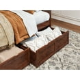 thumbnail image 1 of AFI Set of 2 Solid Wood Under Bed Storage Drawers, Twin/Full, Walnut, 1 of 8