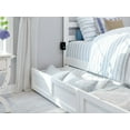 thumbnail image 1 of AFI Set of 2 Solid Wood Under Bed Storage Drawers, Twin/Full, White, 1 of 8