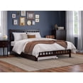 thumbnail image 1 of AFI Tahoe Queen Wood Platform Bed with Headboard Footboard & Twin-XL Trundle, Espresso, 1 of 8