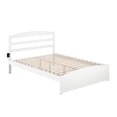 thumbnail image 1 of AFI Warren Solid Wood Queen Bed with Footboard in White, 1 of 4