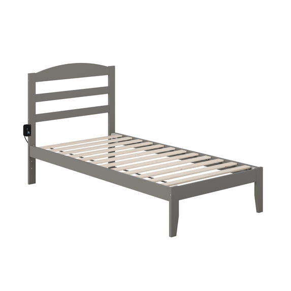 Warren Twin Bed in Grey