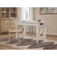 thumbnail image 1 of AFI X Design Solid Wood Writing Desk with Felt Drawer & Charging Station in White, 1 of 7