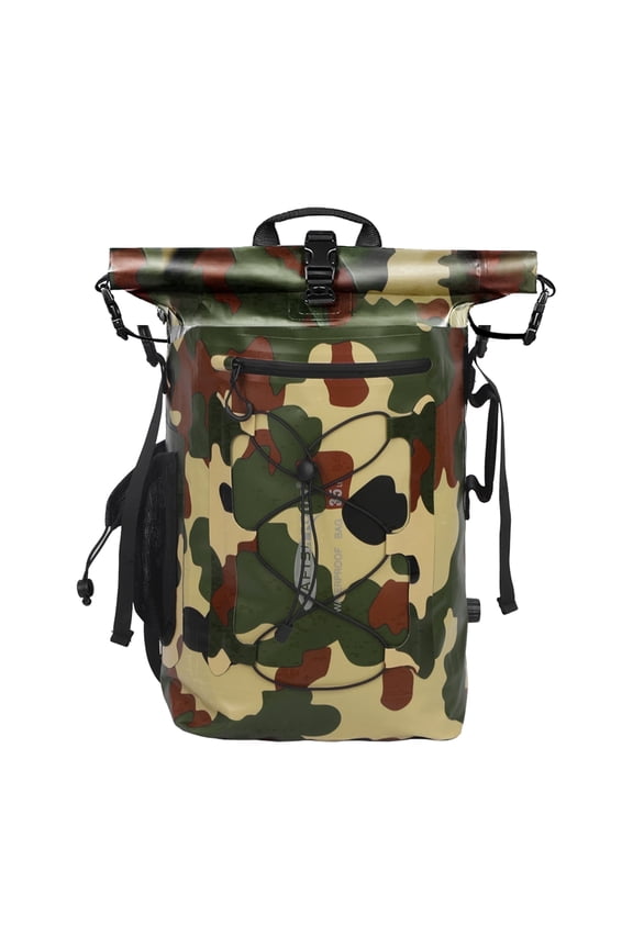 Dry Bag Waterproof Backpack, 35L Roll Top Floating Dry Backpack for Kayaking, Hiking, Camping, Travel (Green)
