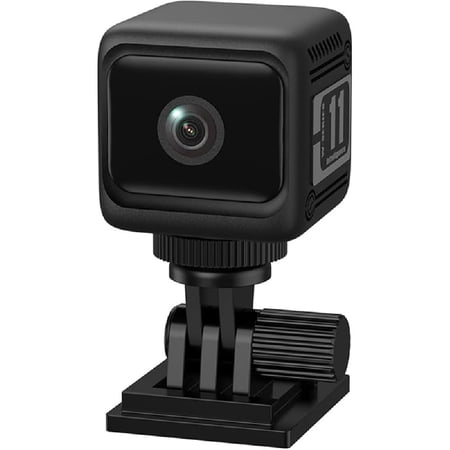 Wireless Mini Security Camera, 1080p HD with 8-Hour Battery & No WiFi Needed for Record, AI Motion Detection Night Vision for Indoor Home,Office and Pet Monitoring(Black)