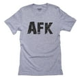 thumbnail image 1 of AFK Away From Keyboard Computer Geek Term Men's Grey T-Shirt, 1 of 2