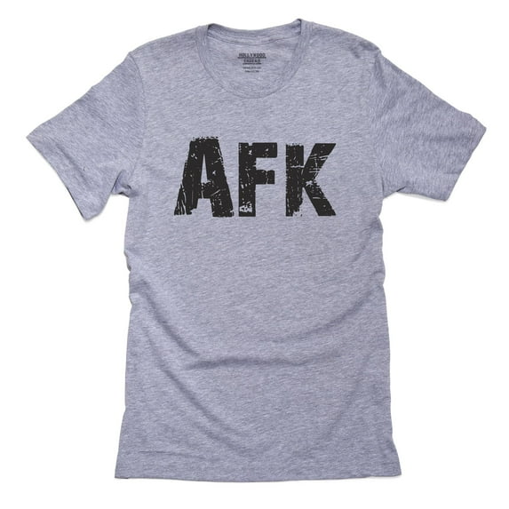AFK Away From Keyboard Computer Geek Term Men's Grey T-Shirt