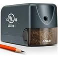 thumbnail image 1 of AFMAT Heavy Duty Electric Pencil Sharpener for 6.5-8mm No.2/Colored, UL Listed Professional Pencil Sharpener w/Stronger Helical Blade, for Classroom,Gray, New, 1 of 8