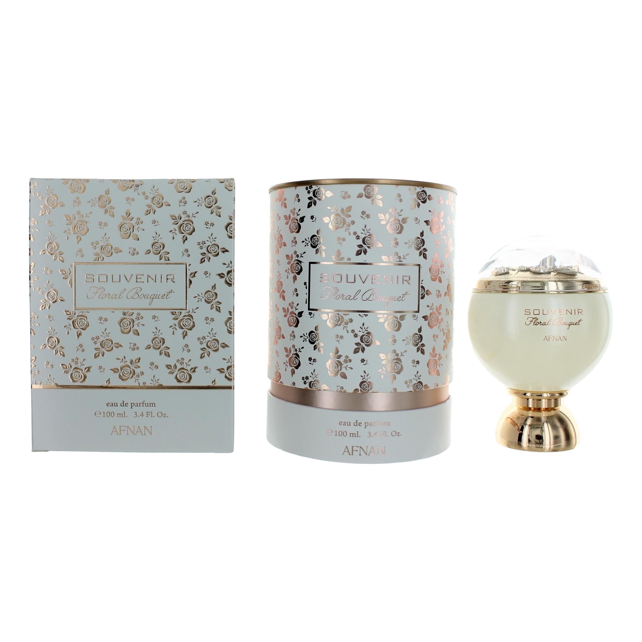Afnan Souvenir Floral Bouquet Eau De Parfum Spray for Women, 3.4
