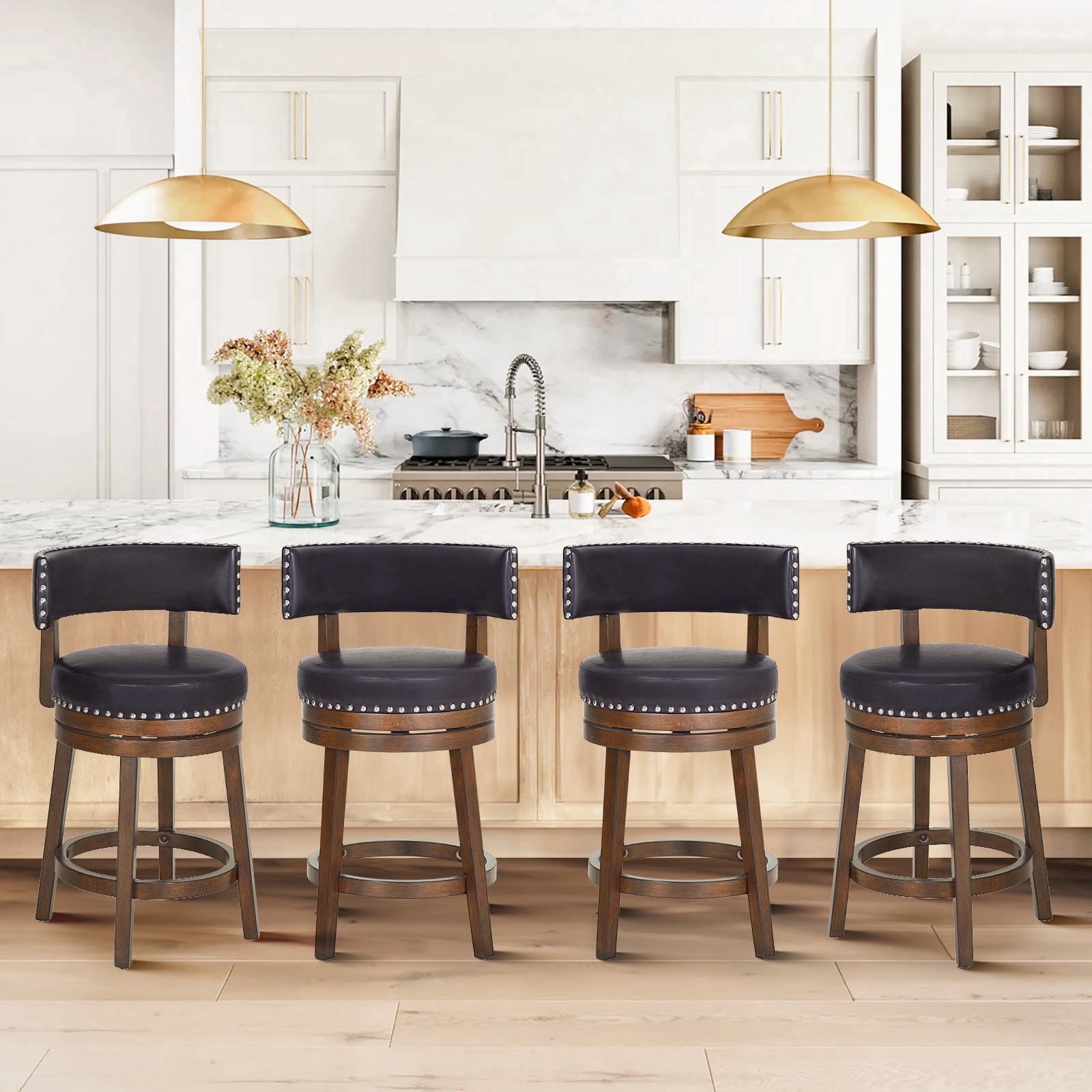 Set Of 4 30 Bar Stoolsnull