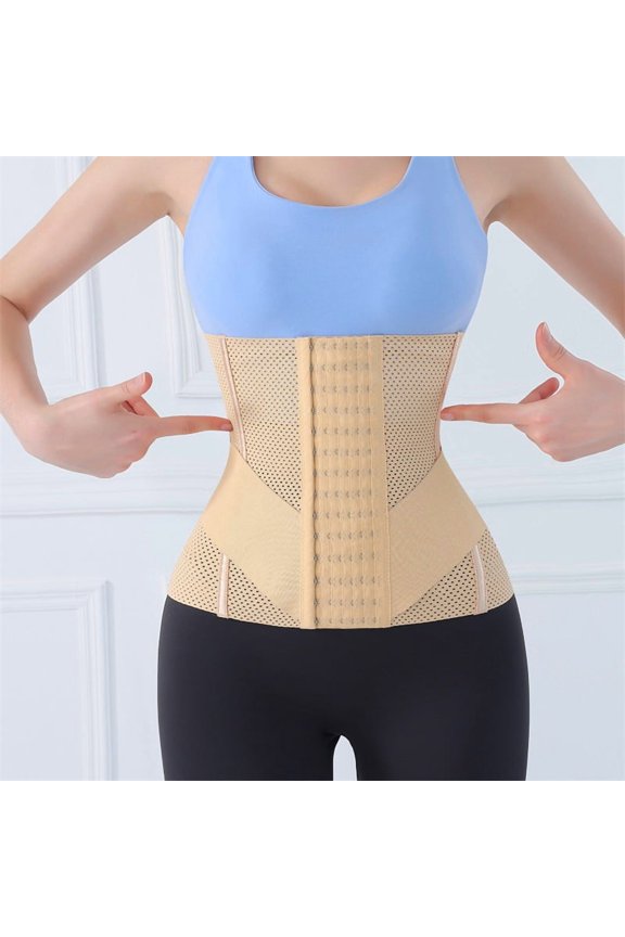 Tummy Wrap Shapewear for Women Summer Breathable Waist Trainer Slimming Belt for Fitness
