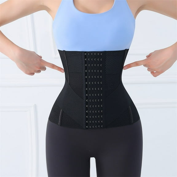 AFOJOY Tummy Wrap Shapewear for Women Summer Breathable Waist Trainer Slimming Belt for Fitness