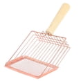 thumbnail image 1 of AFOLOREET Metal Cat Litter Scoop, Stainless Steel Speed Sifter Scooper for Kitty Litter Box - Durable Metal Scoops for Cat Poop, 1 of 7
