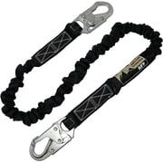 AFP 6 FT Single Leg Internal Shock Absorbing Safety Lanyard with Dual Snap Hooks