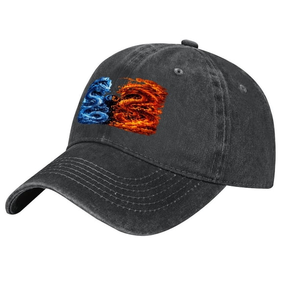 AFPRNK Vintage Cotton Baseball Cap, Washed Adjustable Dad Hat with Curved Brim
