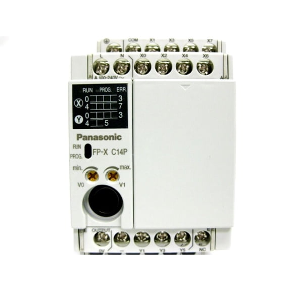 AFPX-C14P Programmable Logic Controller (PLC) Chassis Mount, DIN Rail 100 ~ 240VAC