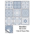 thumbnail image 1 of AFQH 10 PCS Tile Sticker, Tile Waterproof Oil Proof Removable Decals Mosaic Tile Stickers Stick Bathroom Kitchen Home Wall or Floor Self-adhesive Kitchen Bathroom Furniture Staircase Home Decor, 1 of 4