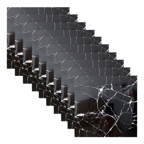 AFQH 10PCS 30x30CM Tile Backsplash Wall Panels for Kitchen Bathroom Decoration Decals