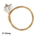 thumbnail image 1 of AFQH 1PC 15/16/19/21/24Strings Lyre Brass Strings Set Lyre Harp Nylon String Replacement Lyre Strings Beginners Instruments Parts, 1 of 6