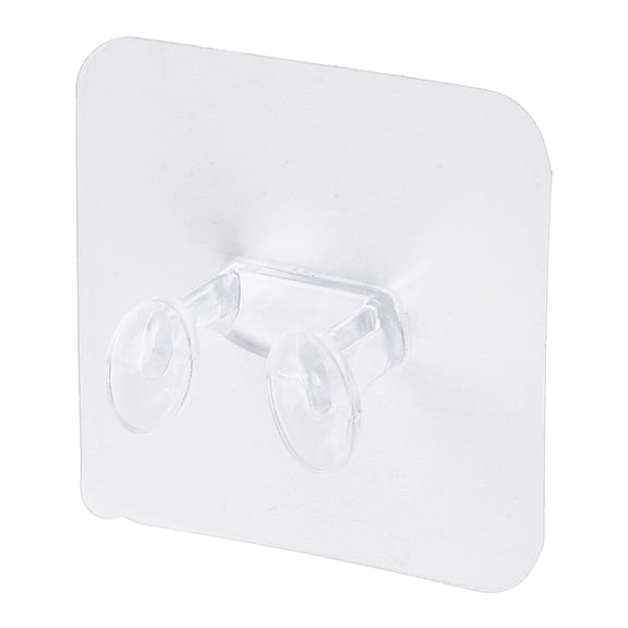 AFQH 1pcs Transparent Sticky Wall Hanging Strong Nail-Free Hook Wall Mount Rack Kitchen Bathroom Racks Basket Cap Coat Home Supplies