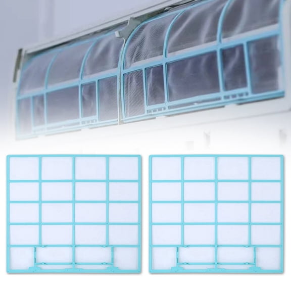 AFQH 2 Pack Dust Screen for Air Conditioning Filters Indoor Unit Accessories