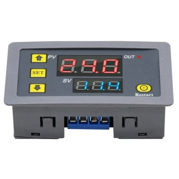 AFQH 220V Digital Time Delay Relay Dual LED Display Cycle Timer Control Switch