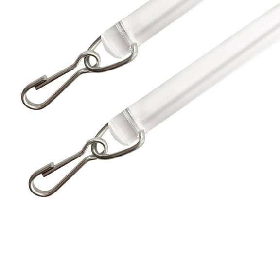 AFQH 2PCS 17inch Venetian Blinds Control Rod Pull Rod For Curtain Opening Closing Rod