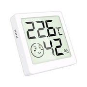 AFQH 2PCS LCD Indoor Outdoor Thermometer Hygrometer Sensor Weather Station Smart Home