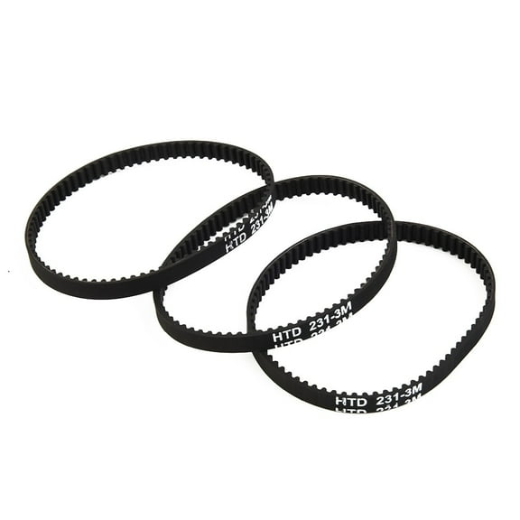 AFQH 3 Pcs Belts For Shark Rotator Pro Lift-Away NV500 501 502 503 505 500W Vacuum Cleaner Replaceable Accessories