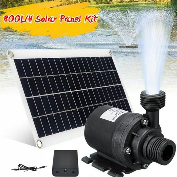 AFQH 30W12V solar water pump set battery box large flow green pumping