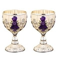 thumbnail image 1 of AFQH 30ml Vintage Wine Cup High-quality Metal Wine Cup Retro Wine Champagne Cup, 1 of 10