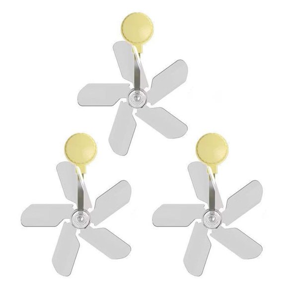 AFQH 3pcs Wall-Mounted Air Conditioner Guide Fan Anti-Direct Blowing Adjustable
