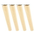 thumbnail image 1 of AFQH 4PCS Sofa Leg Furniture Leg Screw Solid Wood Leg Wooden Table Cabinet Leg, 1 of 10