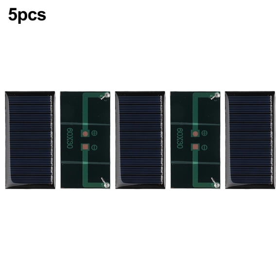 AFQH 5pcs solar panels charging 3.7V solar glue board DIY solar panel 30*60MM