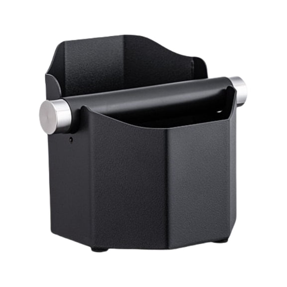 AFQH ABS Espresso Knock Box Anti-slip Coffee Grind Dump Bin with Removable Knock Bar