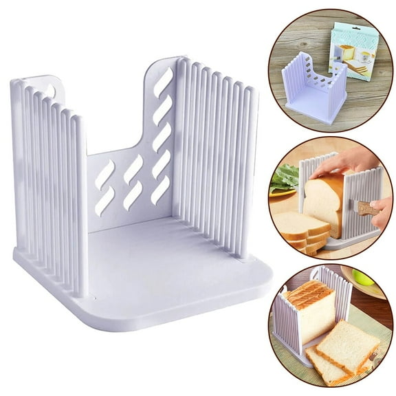 AFQH Adjustable Bread Slicer Toast Cutting Guide for Homemade Bread