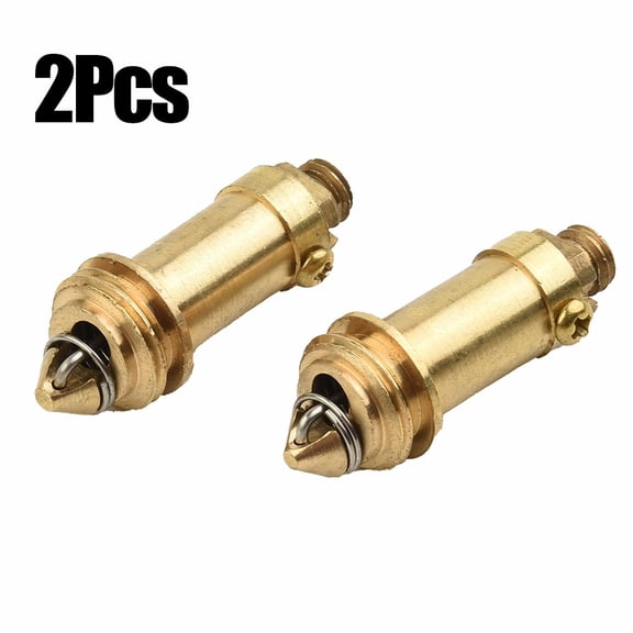 AFQH Basin Sink Clicker Pop Up Bolt Basin Bath Replacement Sink Drain Plug Bolt Spring Brass Push Spring Plug for Most Sink Tub Basin Drain Stopper