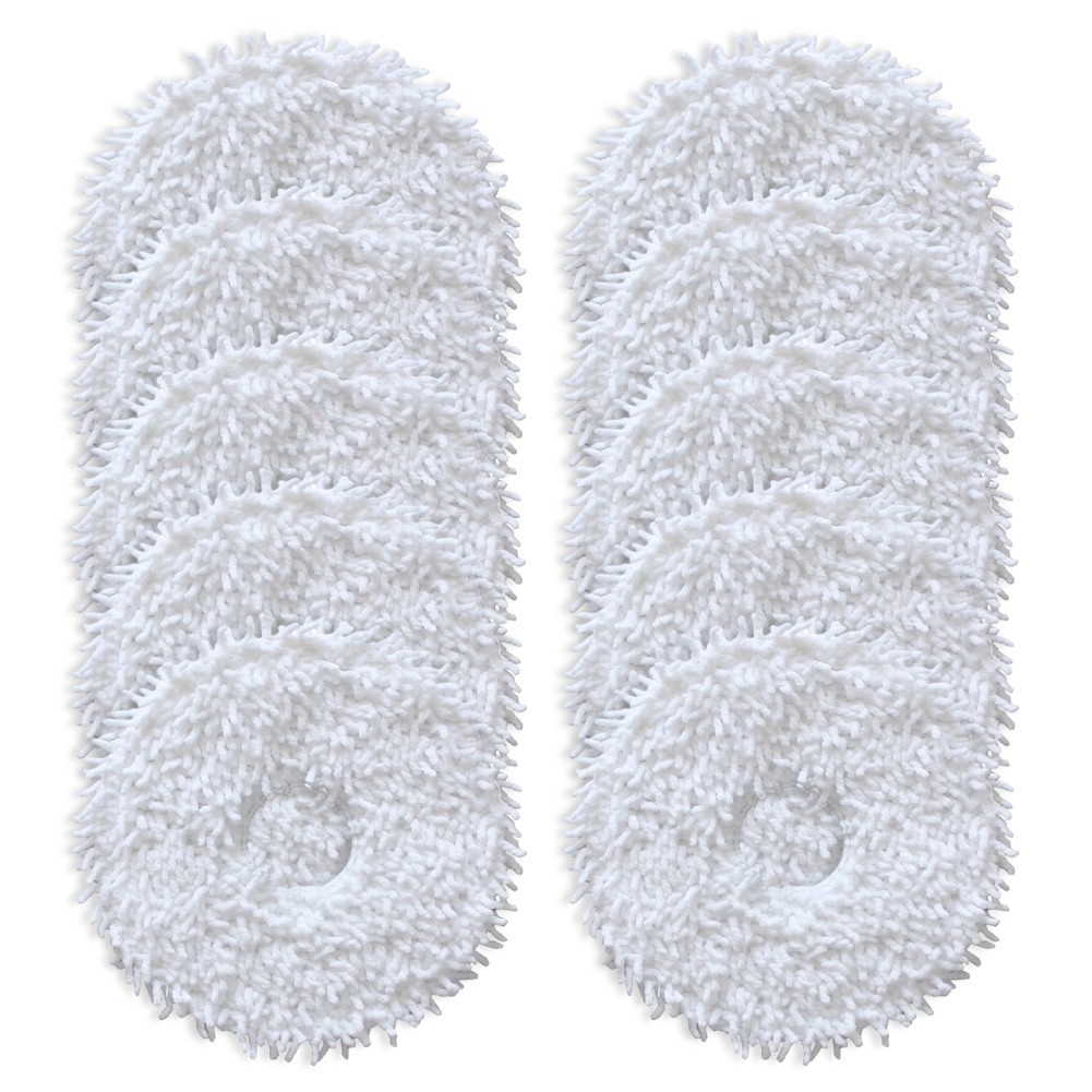 Kit 10 Panni Mop In Microfibra Di Ricambio Per Aspirapolvere Robot Eureka J12 E J12 Ultra – Accessori Per Pulizia Pavimenti