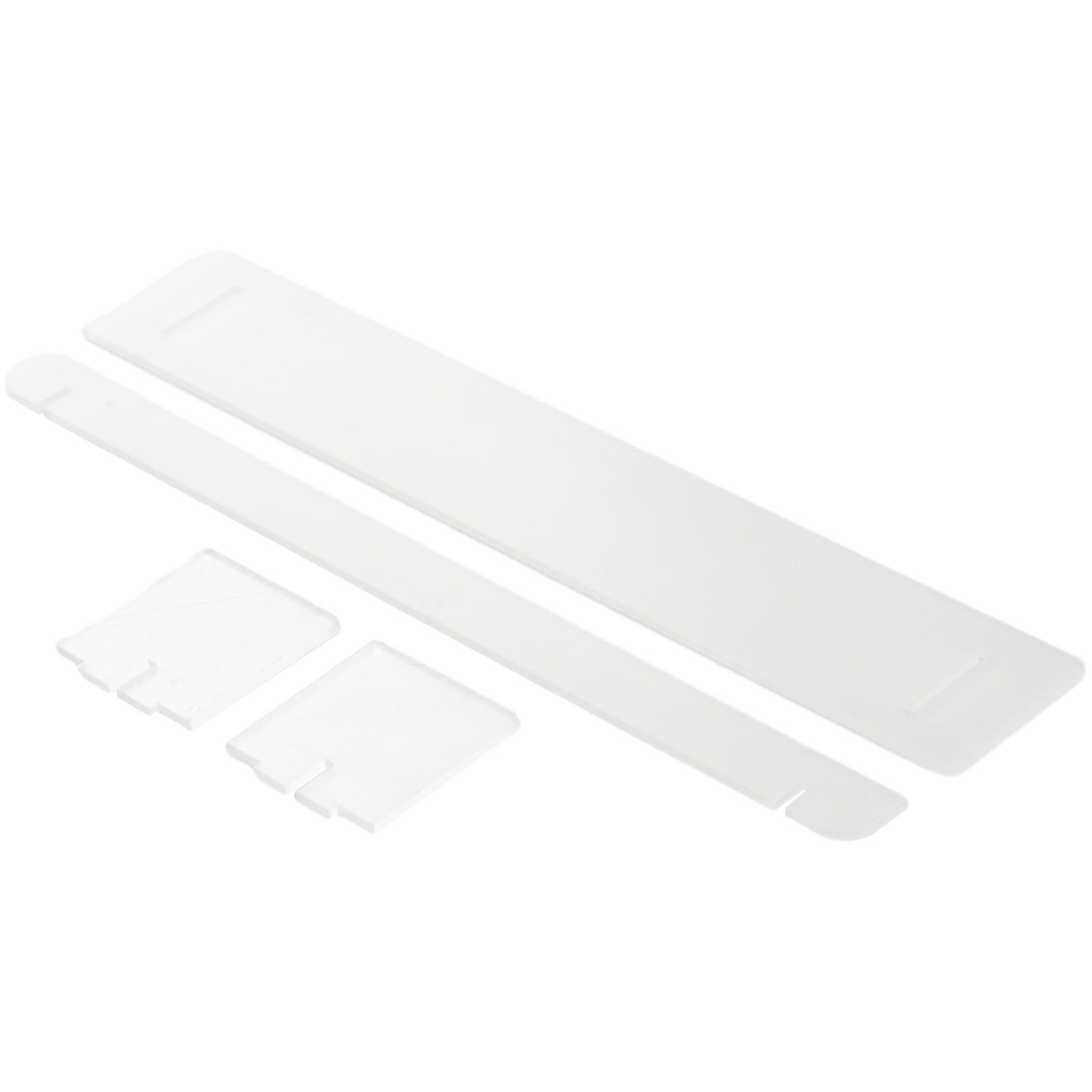 AFQH Clear Acrylic Display Stand Display Shelf Clear Rectangular ...