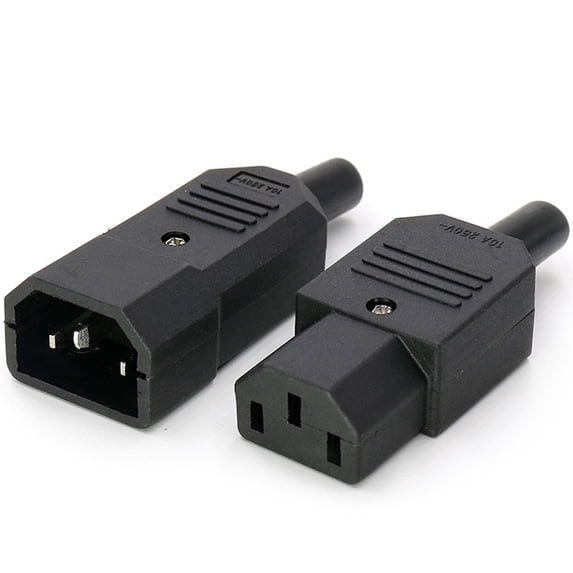 AFQH Cold Devices C14 Plug C13 Coupling 250V 10A Socket Power Plug IEC ...