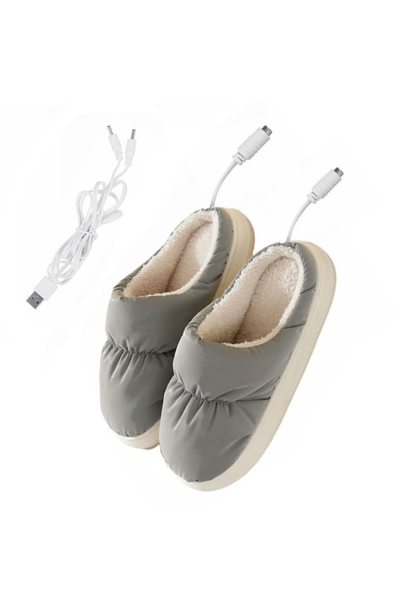 Comfortable and Heated Slippers - Stay Warm with USB Foot Warming Boots