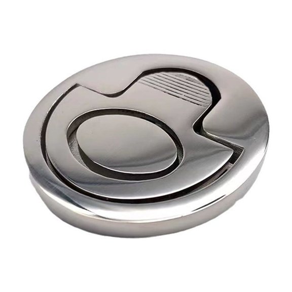 AFQH Conceal furniture marine handle 50.8mm stainless steel round flush pull handle