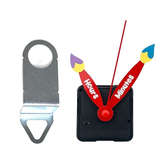 AFQH DIY Silent Quartz Clock Movement:with Hook,Shaft Length 16mm,Thread Length 7.5mm