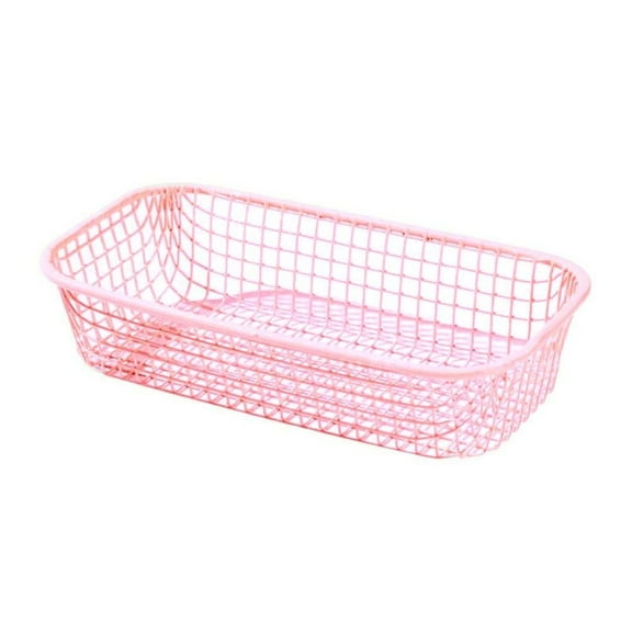 AFQH Desk sundries wire storage basket student office stationery storage box