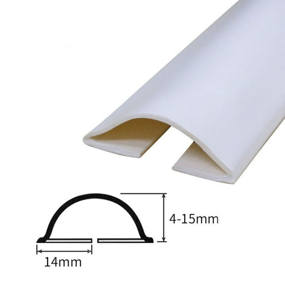 AFQH Door Draft Stopper Under Door Seal for Exterior/Interior Doors, Strong Adhesive,Door Bottom Seal Dust and Noise Insulation Weather Stripping Draft Guard Insulator