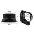 thumbnail image 1 of AFQH Duct Connector Square Flange ABS Plastic for 100-300mm Dia Hose Check Valve, 1 of 10